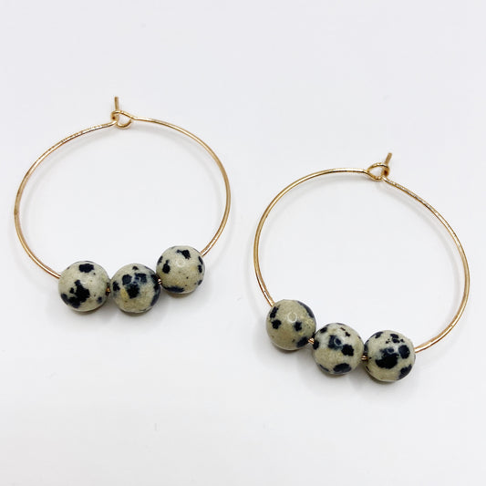 Rocky Hoop Earrings